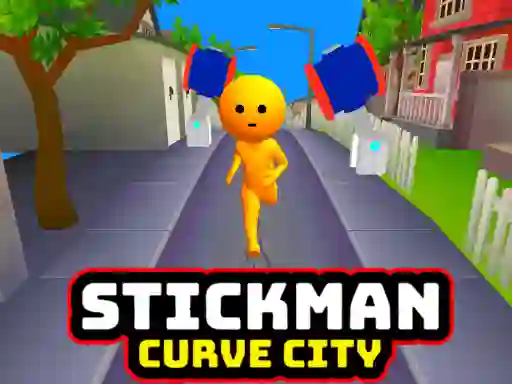 Permainan Stickman Curve City secara online