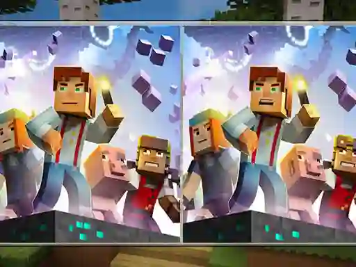 Permainan Minecraft Differences secara online
