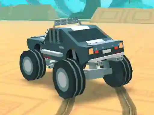 Permainan Monster Truck Stunts secara online