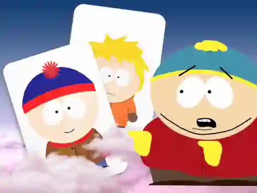 Permainan South Park memory card match secara online