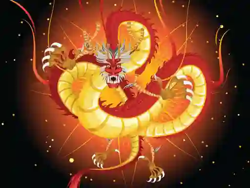 Permainan Chinese Dragons Coloring secara online