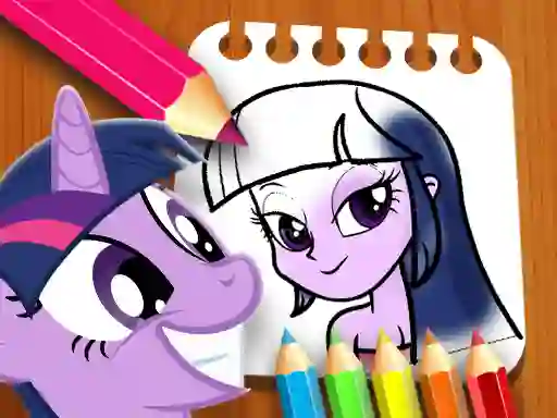 Permainan Equestria Girls Coloring Book secara online