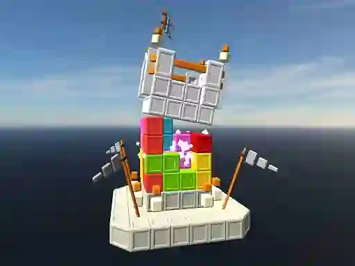 Permainan Castle Destruction Blocks secara online