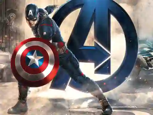 Permainan Captain American Jigsaw Puzzle secara online