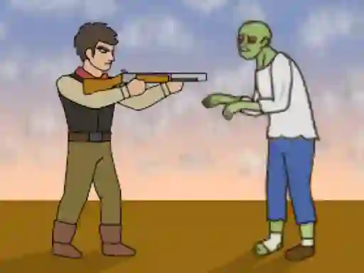 Permainan Cowboy Survival Zombie secara online