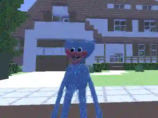 Permainan Huggy Wuggy in Minecraft secara online