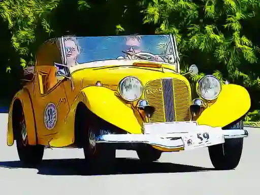 Permainan Old Cars Puzzle secara online