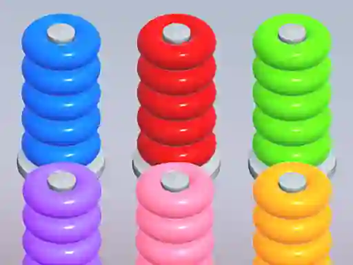 Permainan Color Ring Sort secara online