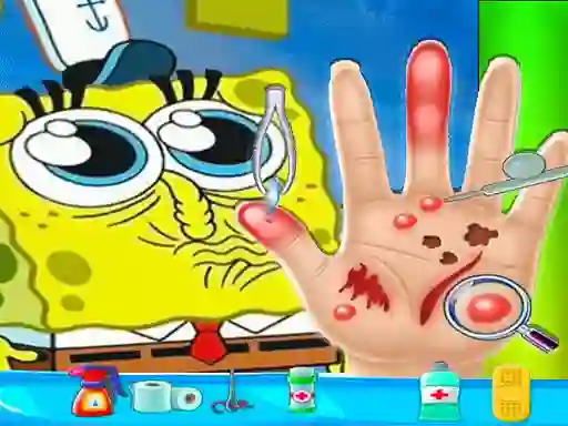 Permainan Spongebob Hand Doctor secara online