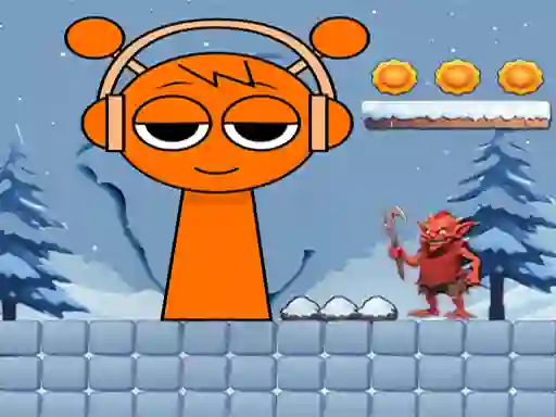 Permainan Super Sprunki Run secara online