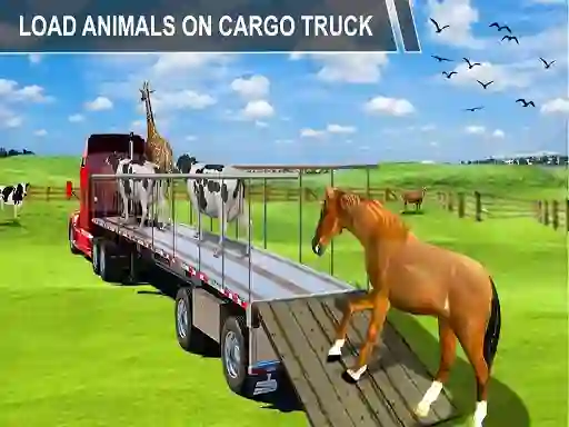 Permainan Animal Cargo Transporter Truck Game 3D secara online