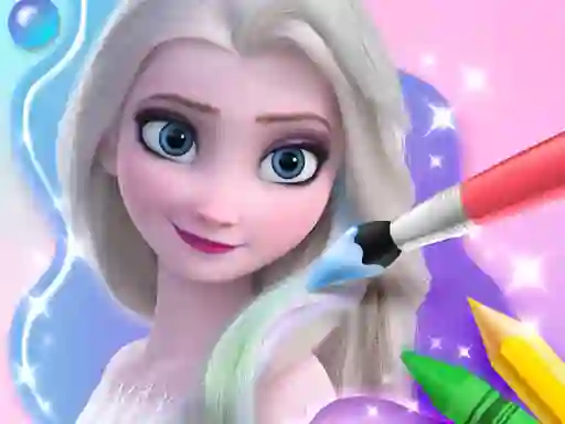 Permainan Coloring Book For Elsa secara online