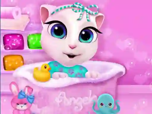 Permainan Baby Angela Bathing Time secara online