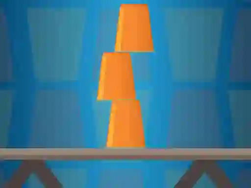Permainan Cups Tower Builder secara online