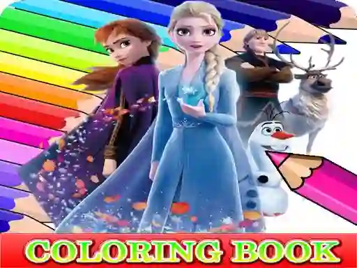Permainan Coloring Book for Frozen Elsa secara online