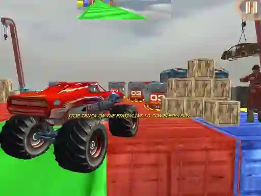 Permainan Monster Truck Driving Stunt Game Sim secara online