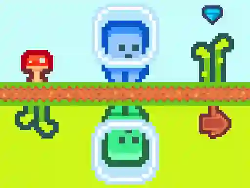 Permainan Two Aliens Adventure secara online