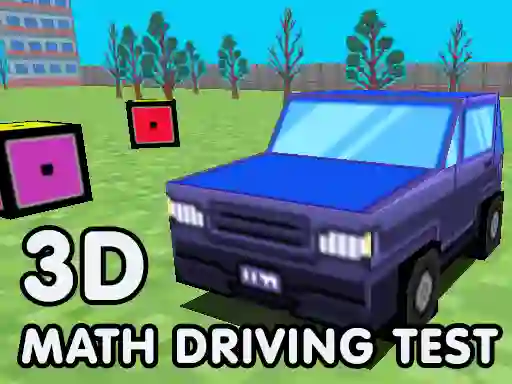 Permainan 3D Math Driving Test secara online
