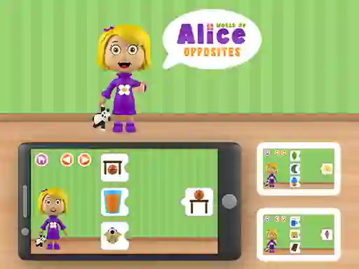 Permainan World of Alice Opposites secara online