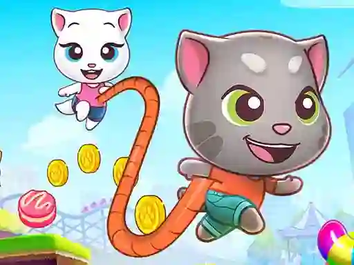 Permainan Tom & Angela Jump secara online