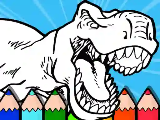 Permainan Coloring Dinos For Kids secara online