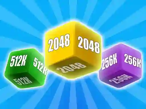 Permainan Merge Cubes 2048 3D secara online