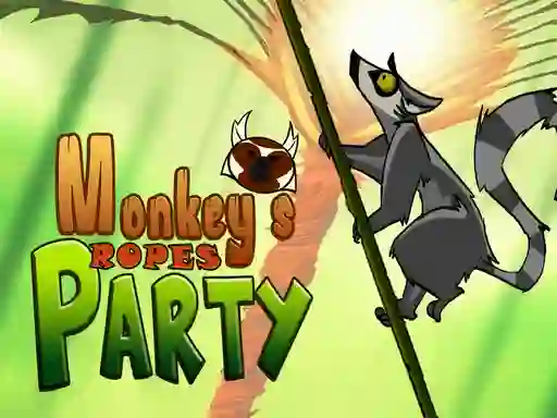 Permainan Monkey's ropes party secara online