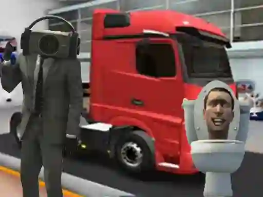 Permainan Truck Simulator Skibidi Toilet secara online