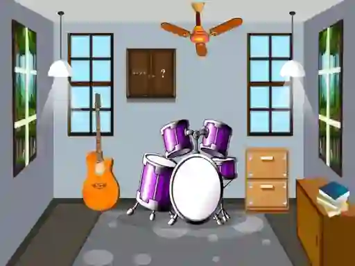 Permainan Musician House Escape secara online