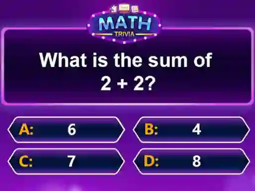 Permainan Math Trivia secara online