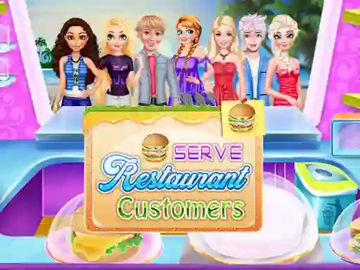 Permainan Serve Restaurant Customers secara online