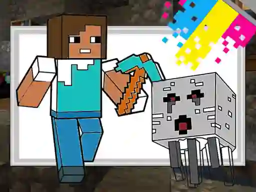 Permainan Minecraft Coloring Pages secara online
