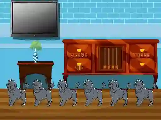 Permainan Blue Villa Escape secara online