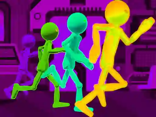 Permainan Stickman Escape Parkour secara online
