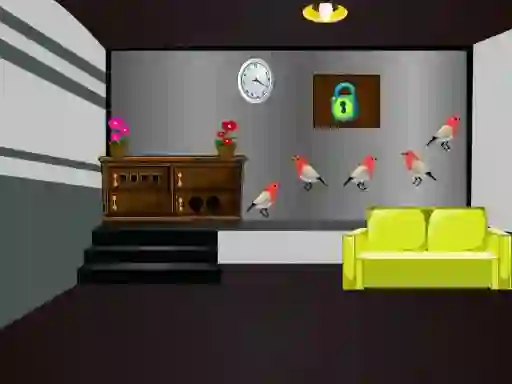 Permainan Grey Checked Room Escape secara online