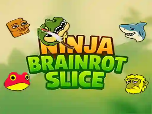 Permainan Ninja brainrot Slice secara online