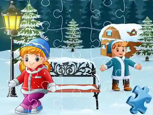 Permainan Happy Winter Jigsaw secara online