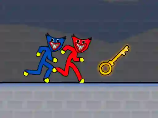Permainan Stickman Huggy Party Duo secara online