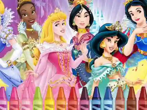 Permainan Princess Coloring secara online