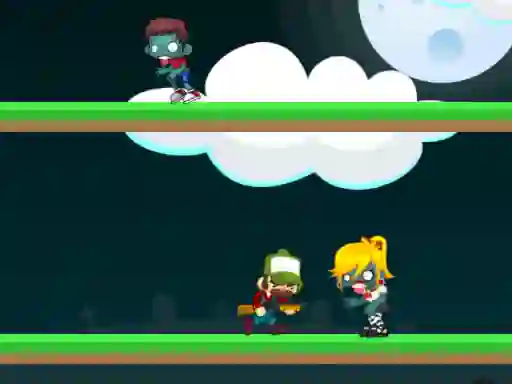 Permainan Zombies Jump secara online