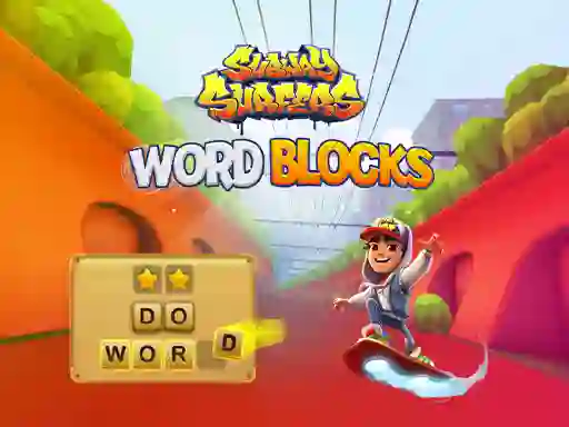 Permainan Subway Surfers Word Blocks secara online