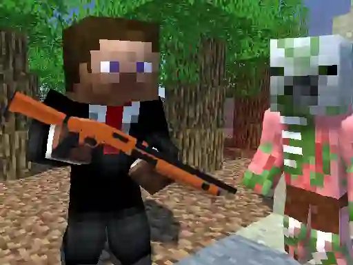 Permainan Zombie Shooter Survival secara online