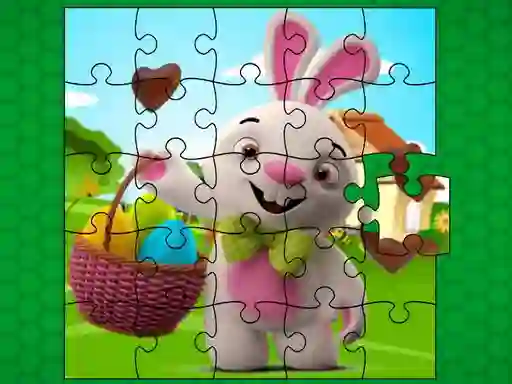Permainan Easter Bunny Eggs Jigsaw secara online