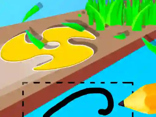 Permainan Scribble Grass Cutter secara online