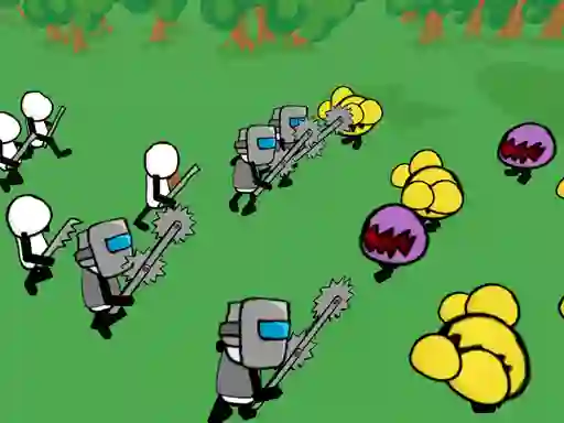 Permainan Stickman Gun Battle Simulator secara online
