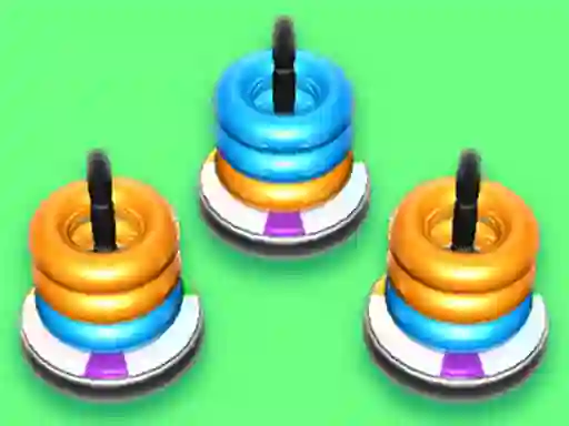 Permainan Hoop Stack Color ring secara online
