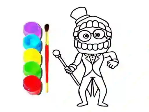 Permainan Digital Circus Click and Paint secara online