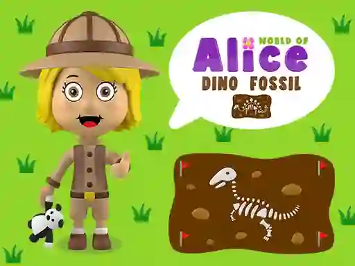 Permainan World of Alice Dino Fossil secara online
