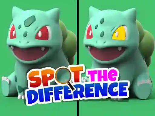 Permainan Pokimon Spot the differences secara online
