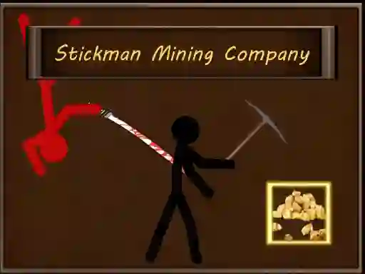 Permainan Stickman mining Company secara online